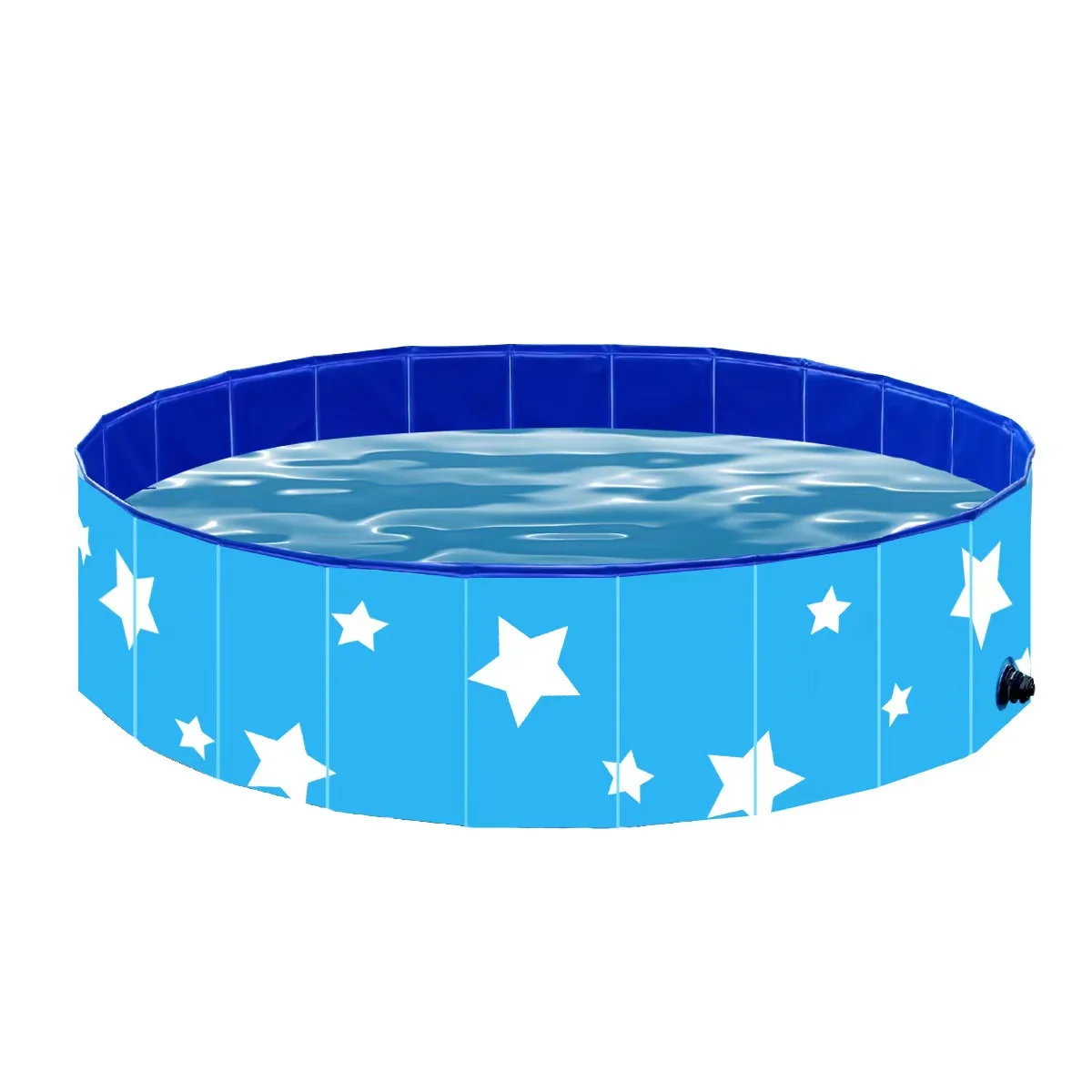 A01 Pet pool PVC foldable ice bath tub cold plunge cat dog inflatable pool accessories 80--120 cm  pink/blue Dog Swimming Pool