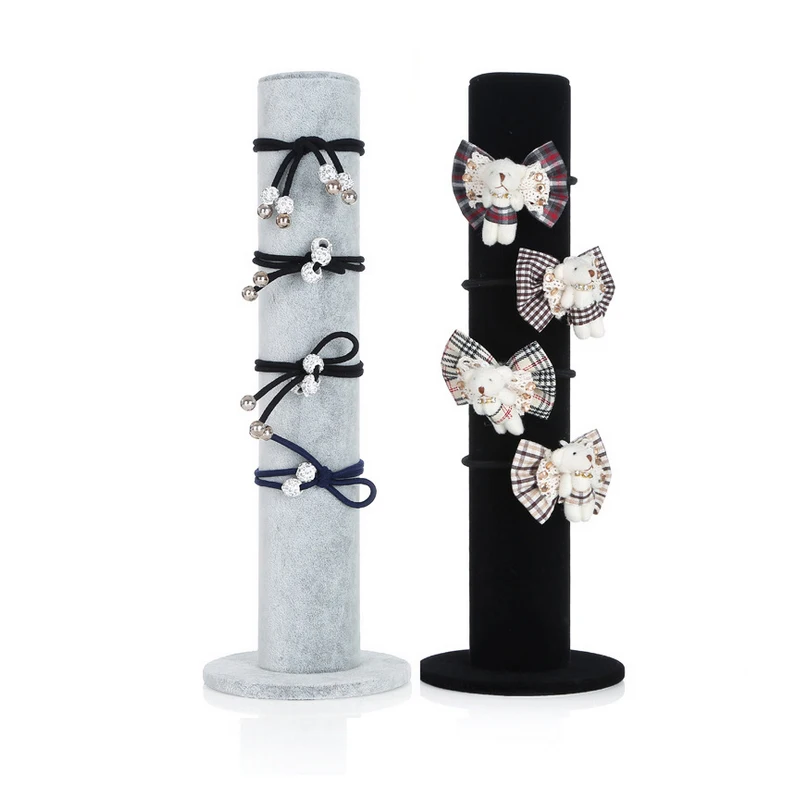 Jewelry Display Storage Stand Vertical Frame BVelvet Bracelet Rack Watch Jewelry Display Shelf