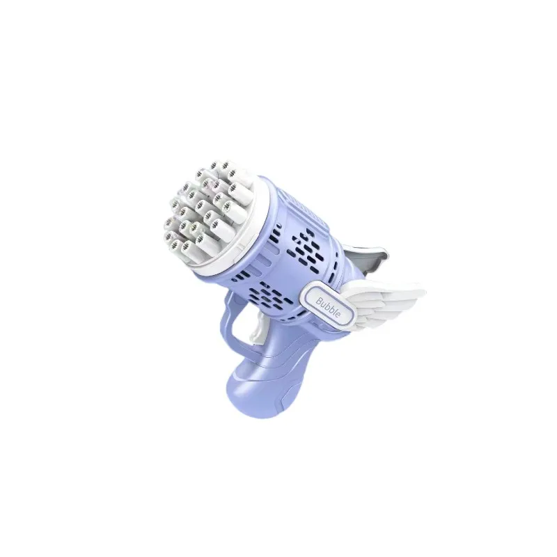 2022 Hot Selling Summer Outdoor toys Rocket Gatling Bubble gum Machine 23 Holes Super Multi-Bubble Automatic Bazooka Bubble Guns