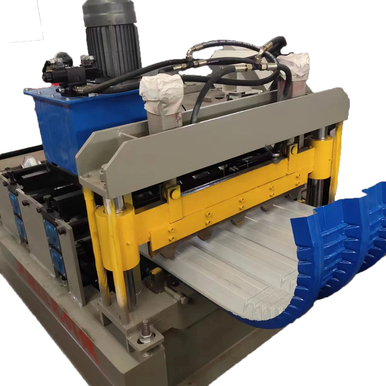 Auto Arch Curving Roof Building Panel Crimping Roll Forming Machine