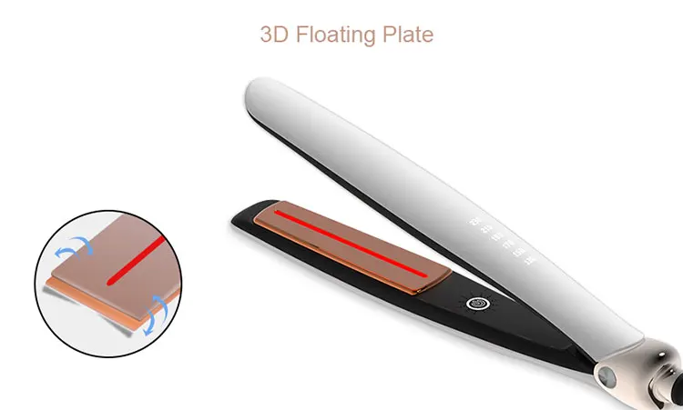 vibrator ultrasonic infrared cold plate hair straightener