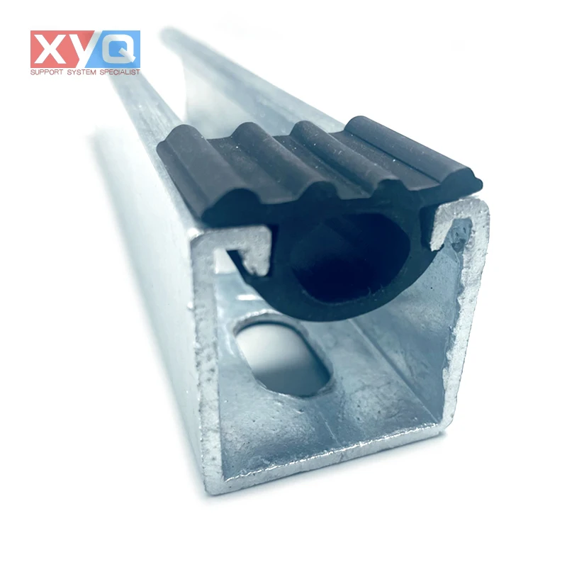 Rubber Sound Insulation for strut channels unistrut seal c channel strut Unicanal canal de puntal