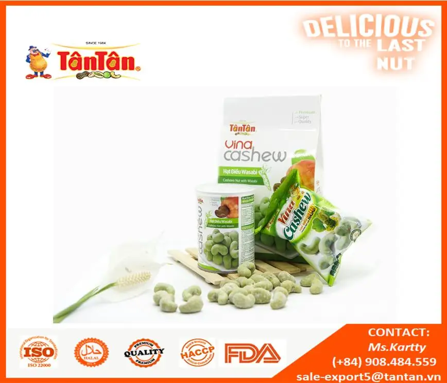 Crispy Dehydrated dried nut kernel Snack HONEY CASHEW ready to eat healthy food