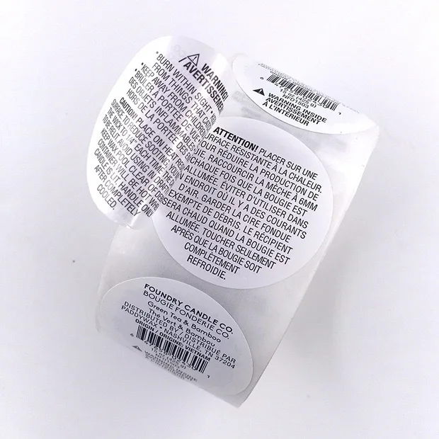 Custom Multi-layered Booklet Labels Sticker Multi Layer Fold Adhesive Instructions Label For Machine oil drums