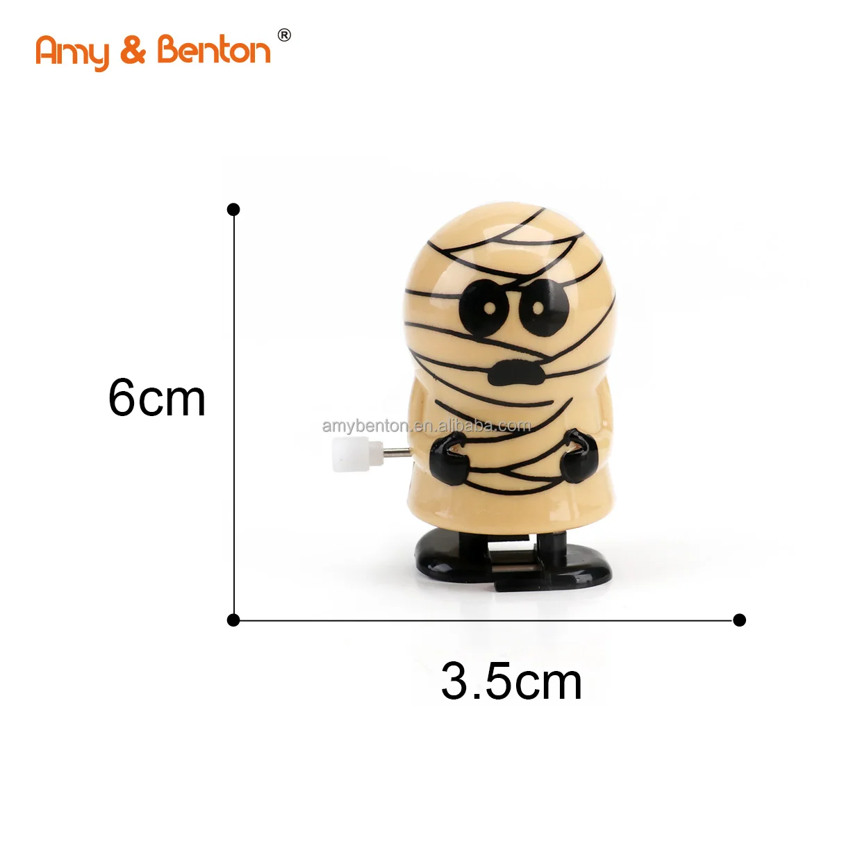 Halloween Wind Up Toys Children Party Favors Plastic Clockwork Toys Dracula Mummy Skeleton Halloween Goody Bag Filler