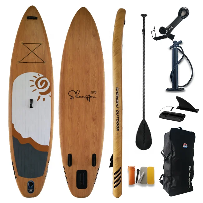 SHENGPU Прямая поставка прочная и отзывчивая качественная весла оптовая продажа SUP весло доска надувные весла