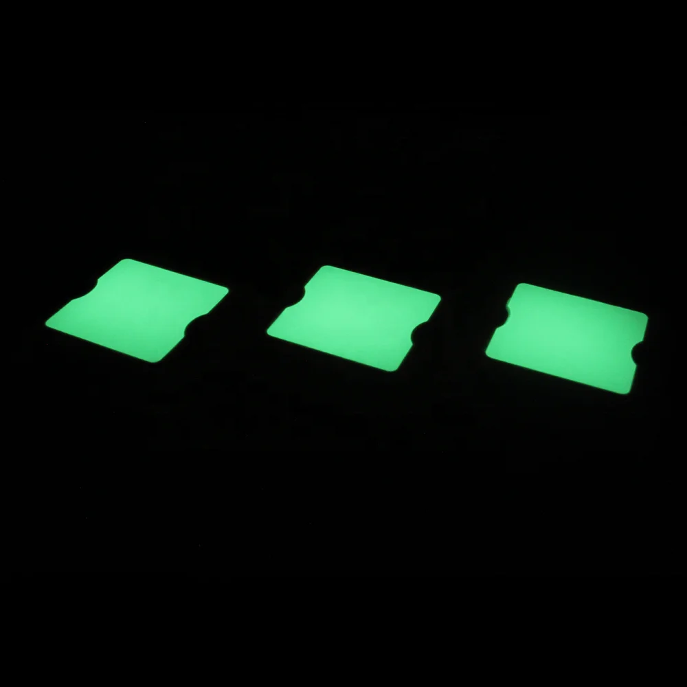 JULIANG square white ABS  plastic glow in the dark reflective glass beads road stud garden light