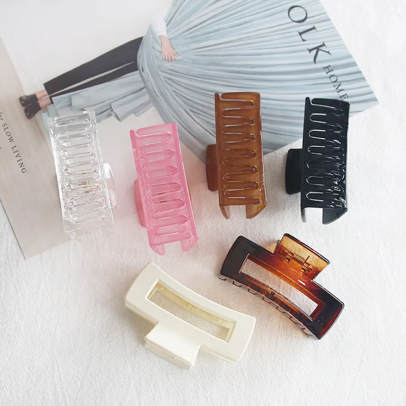  Acrylic Wholesale Hair Claw Clip Large Women Accessories