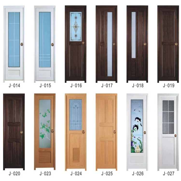 New Design Wood Fram Main Security Door Carving