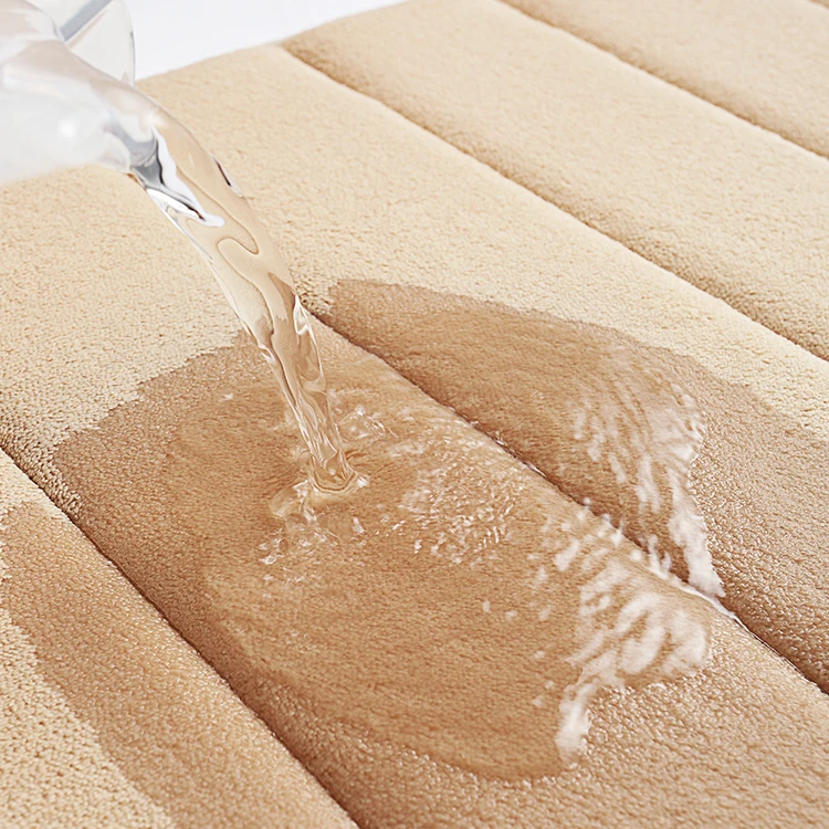 DAJIANG bathroom memory foam bath mats quick dry bath mat rug sets mat absorbent antis slip toilet carpet