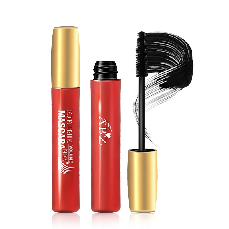 Silicone mascara brush wheel private label lengthening vegan black waterproof volume mascara 3d