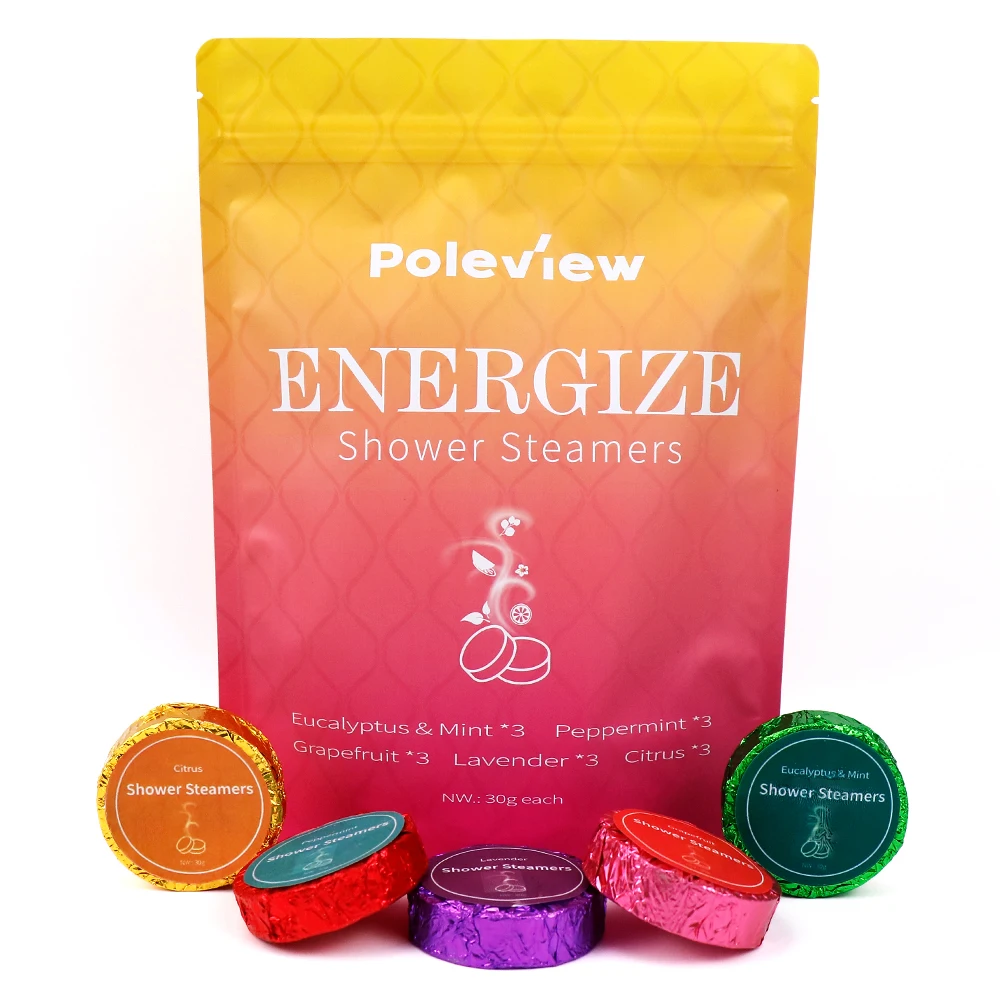 Customized OEM aromatherapy shower steamer with variety of flavors shower steamer aromatherapy essential oil