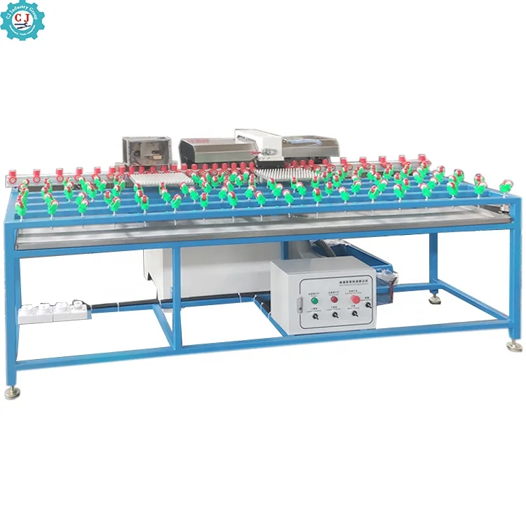 Glass irregular Shape Edging Grinding Beveling machine For glass round, oval, OG, square edges bevel and polishing