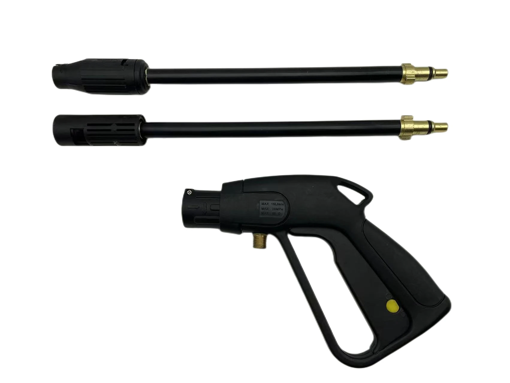 High Pressure Spray Nozzle Water Jet Gun With Two Extension Lance For Anlu/Nilfisk
