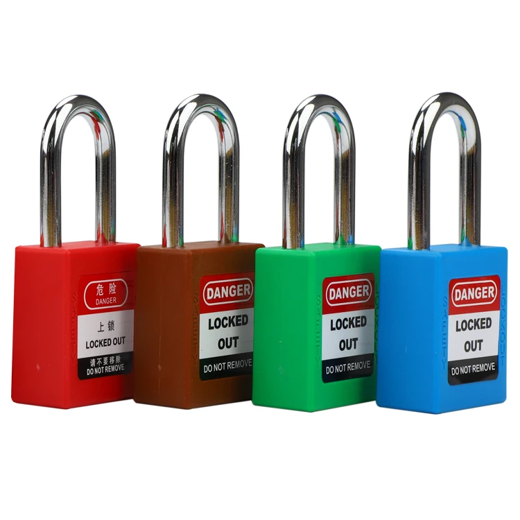 Wholesale Lockout Tagout Safety Padlock Factory,38mm Shackle Best Safety Lock Loto Padlock China Key