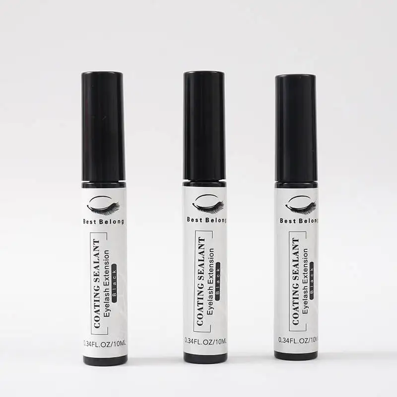 Eyelash Private Label Extension Mascara Coating Clear Black Sealant Bonder Adhesive Sealant 10Ml lash Extensions