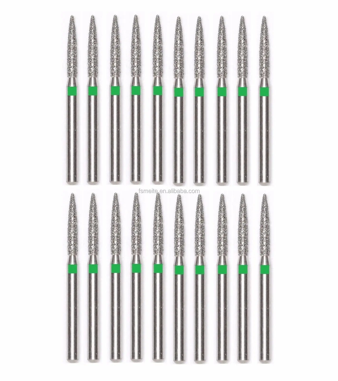 Dental material High Speed Dental Diamond Burs Oral Lab Handpiece Burs Polishing Smoothing Dental Cutting Tool