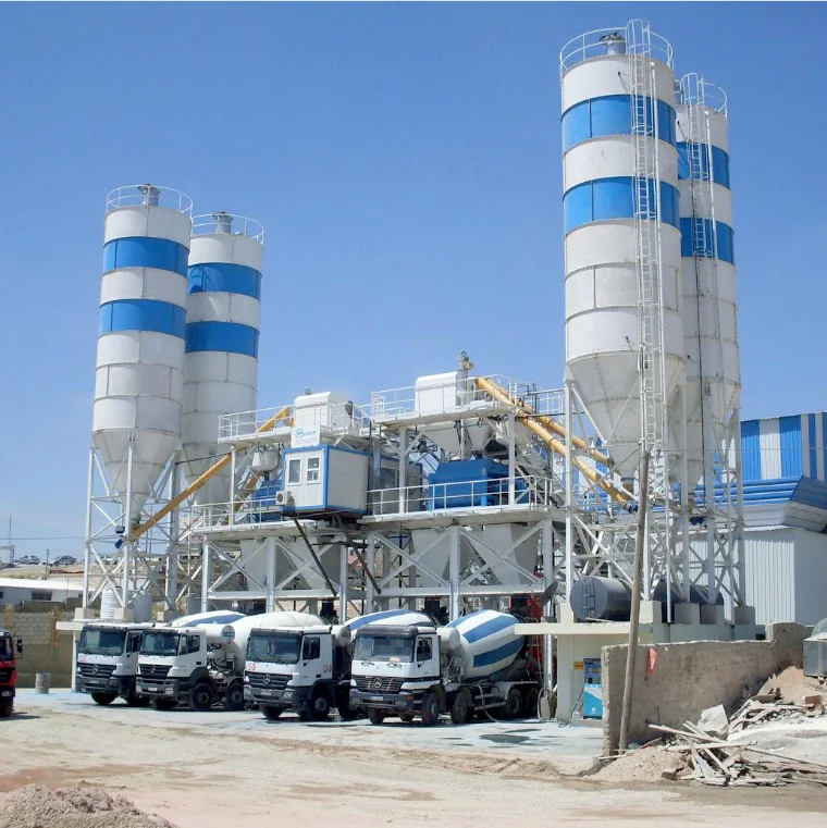 High Quality Modern Popular Low Cost Concrete Batching Station Professional New Design 3 in one Concrete Batching Plant