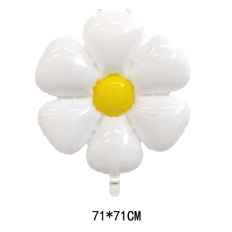 Новинка украшение для дня рождения реквизит фотографий Ins 32 дюйма большая Маргаритка цветок алюминиевая фольга воздушные