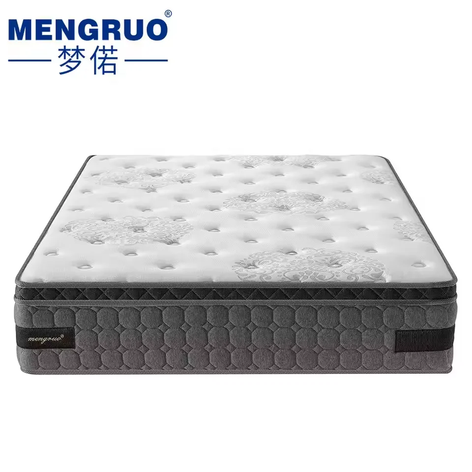Factory direct good price queen size memory foam spring mattress vacuum compressed roll up in a box mattress