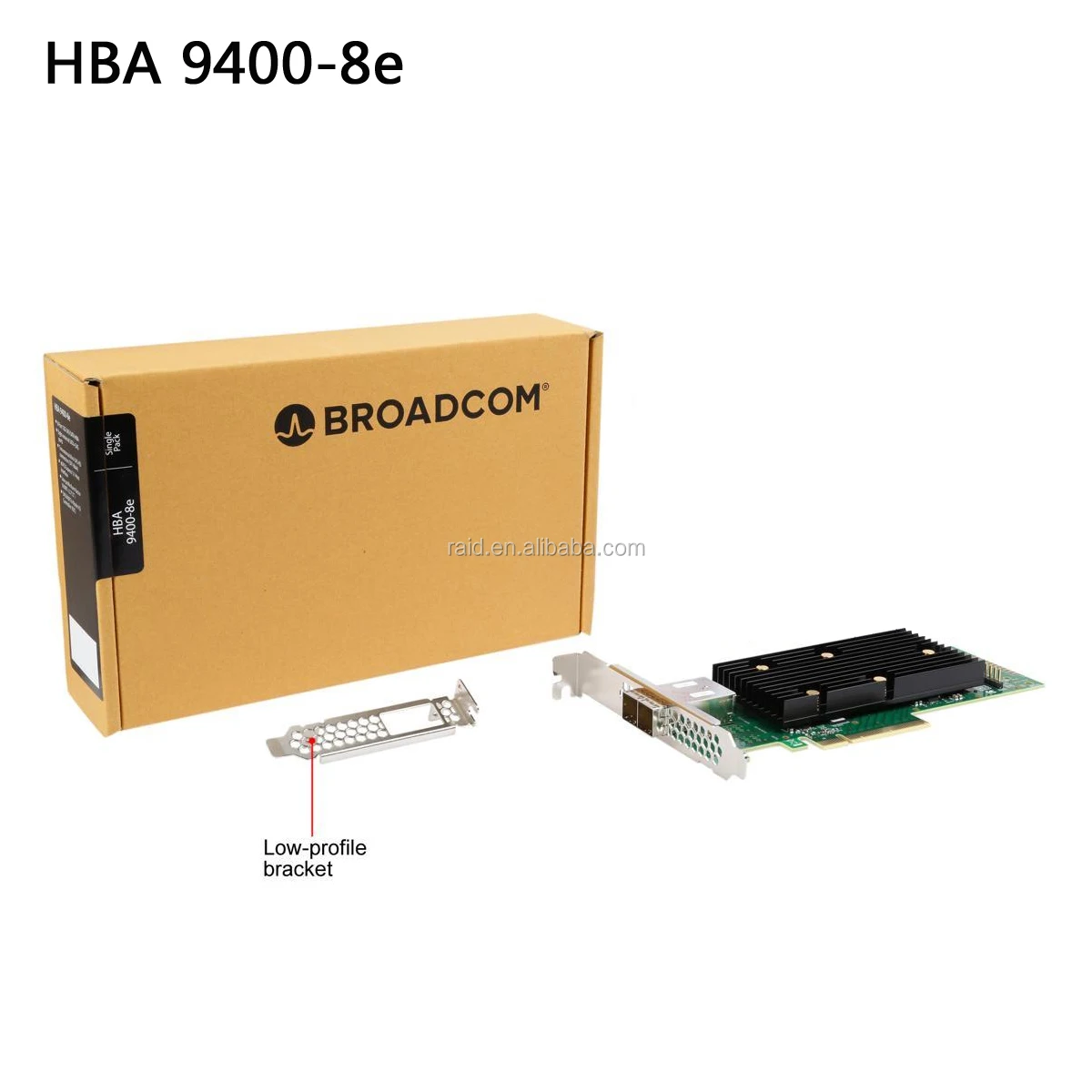 Broadcom и надписью «HBA» 9400-8e хранения контроллер 8-канальный сетевой видеорегистратор SATA 6 ГБ/сек./SAS 05-50013-01