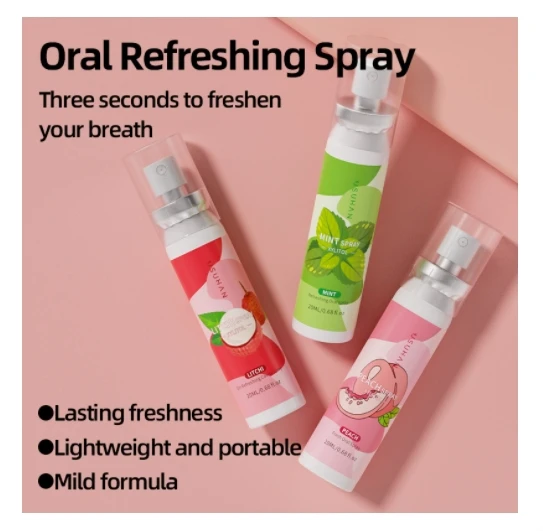 Health oral care spray bad breath fresh dental mouth freshener perfume sprayer remove odor