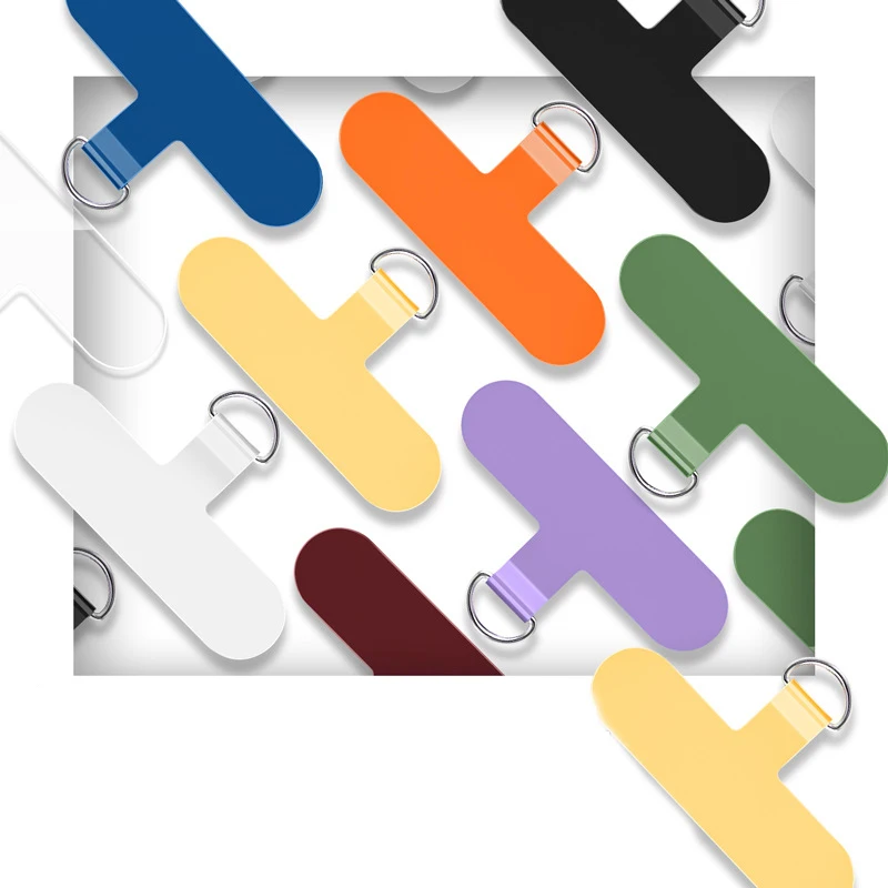 Phone lanyard clip piece gasket back stick strong pendant universal fixed patch shell anti-loss connection chip card