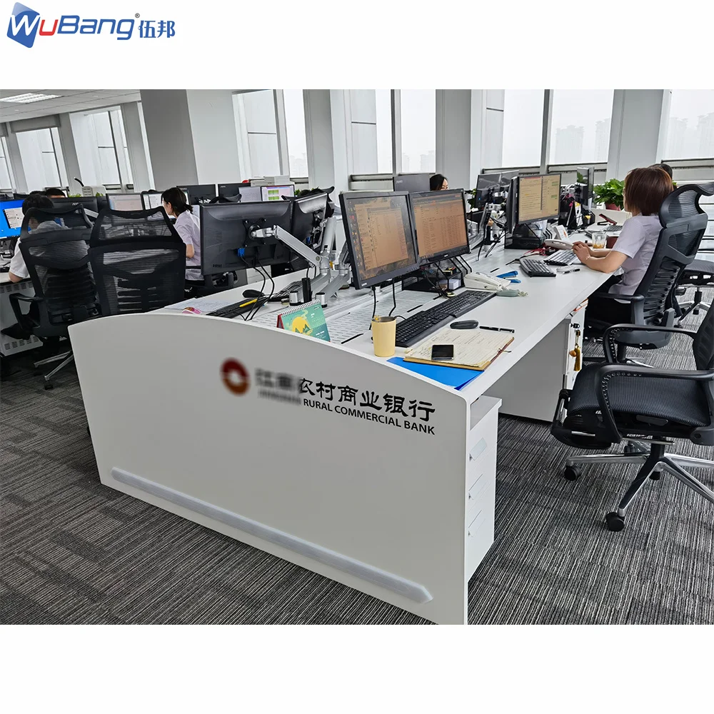Ergonomic Customizable Solutions Computer Desktop Console Command Center Desk Control Room Furniture