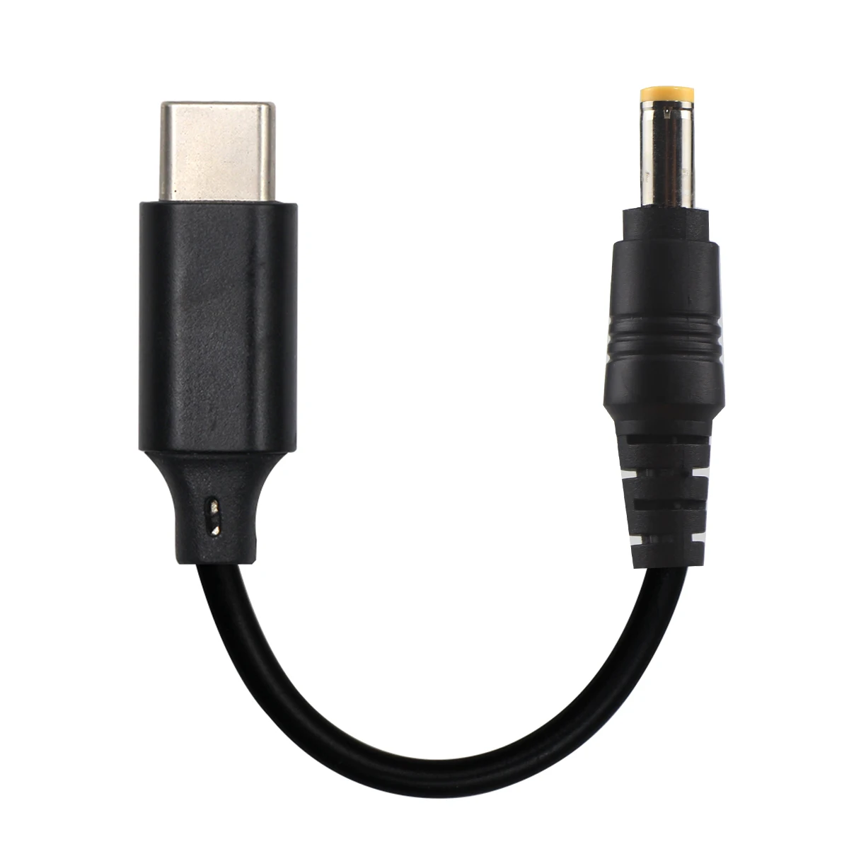 1m Black 12v 15v 20V USB-C PD Type C Male to DC 5.5*2.5mm Male Boost Buck Multi DC Tips Laptop Power Cable