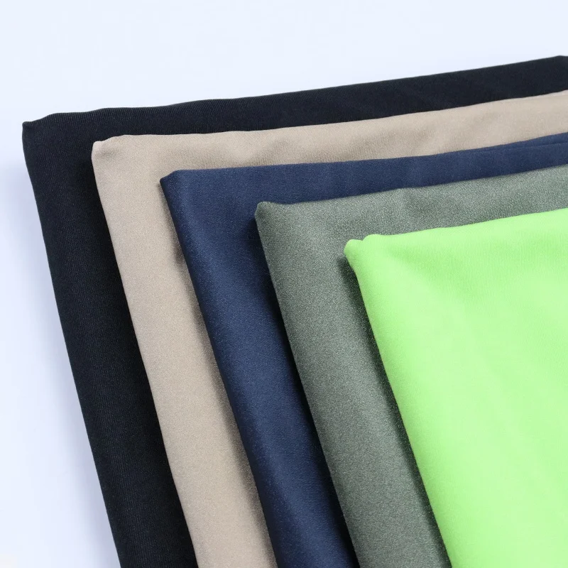 nylon spandex fabric elastane 180g bright swimwear sports 4 way Stretch knit yoga pants and sportswear fabric