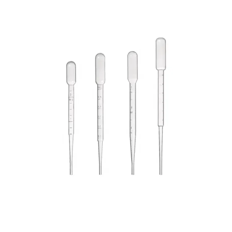 High Quality Plastic Dropper Micro Pasteur Pipettes Laboratory Disposable Plastic Squeeze 4ml Transfer Pipette 10ul 15ul 20ul