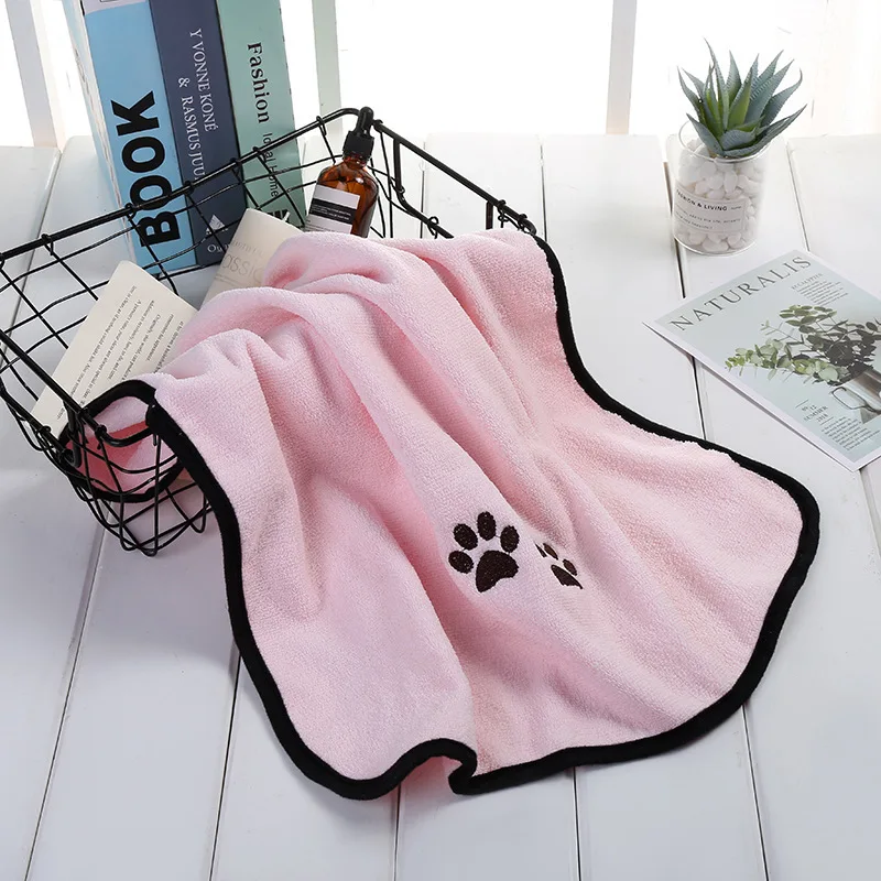 Wholesale Towels Pet Hair Cleaning Use Washable Quick Dry Absorbent Microfiber Dog Towel