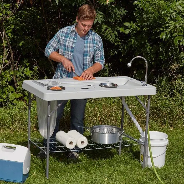 
Multi-purpose portable fillet & Hunting fish table 