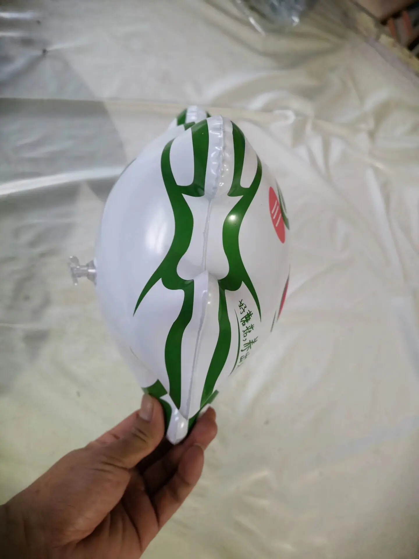 Customized PVC inflatable cartoon pillow by manufacturer, PVC inflatable single person pillow, customized throw pillow