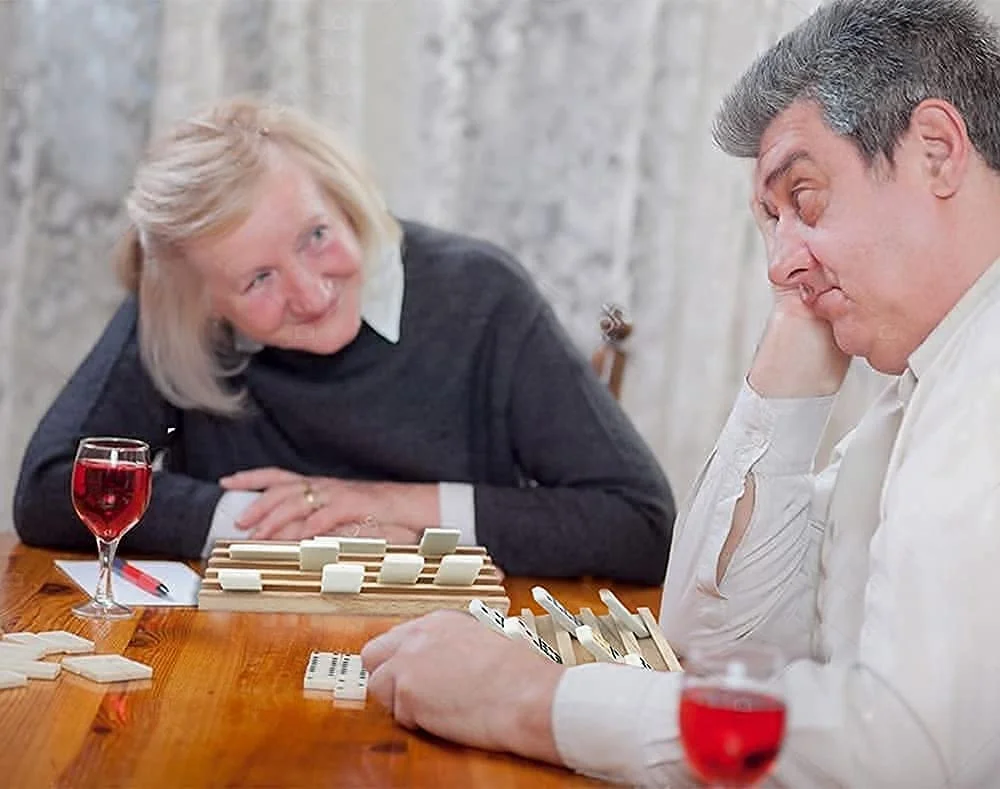 Wooden Domino Tray Rack Mexican Train Wooden Pallet Rack Chicken Feet Wooden Storage Rack, Dominoes Not Included
