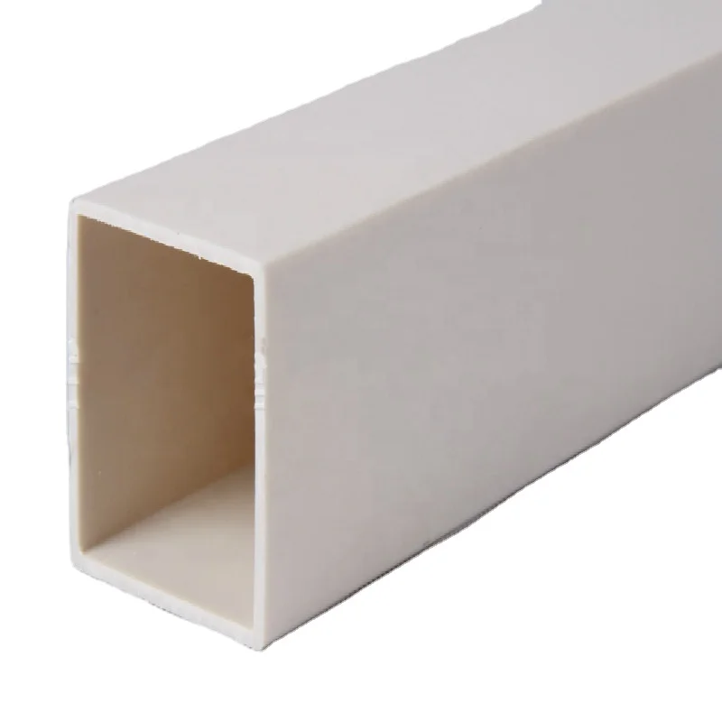 White PVC UPVC Rectangle Square Tubing