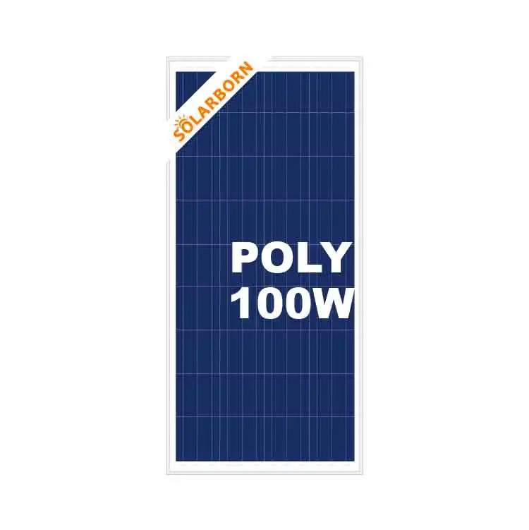 
Solarborn mini 100w portable 36 cells paneles solares precio price solar panel from china 