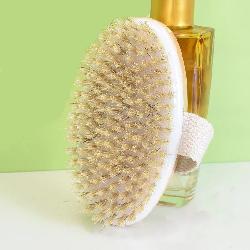 2023 hot sell Natural Bristle Brush Exfoliating massage bath brush Body Brushes