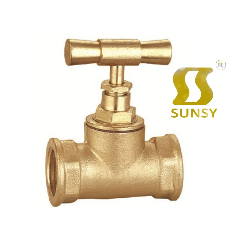 China Yuhuan shunshui sunsy factory BSP NPT  59-1 brass water valve tap bibcock stop cock faucet for kitchen garden