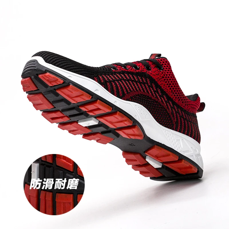 Высокое качество Прямая продажа с фабрики мягкая износостойкая ударопрочная подошва дышащая мужская спортивная обувь