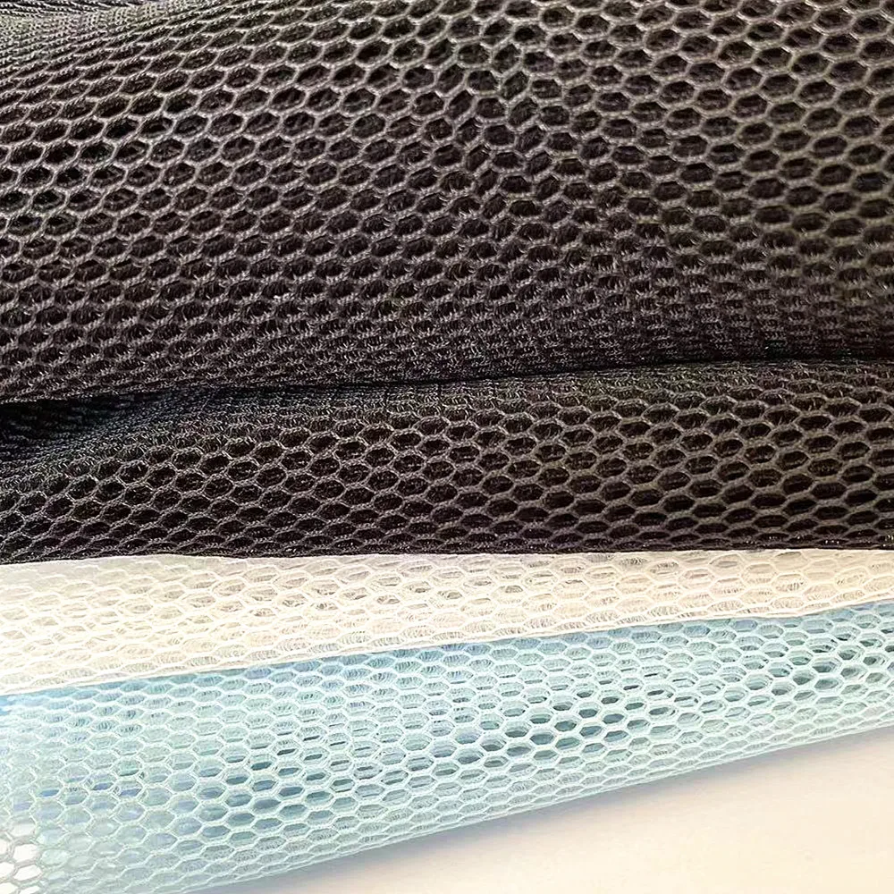 220gsm 100% Polyester Fabric Recycled Honeycomb 3D Air Mesh Fabrics For Clothes