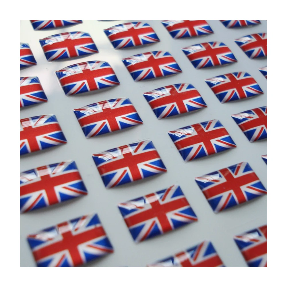 Hot selling High Quality Custom Logo Waterproof Clear Crystal Resin Epoxy Metal Metallic Dome Label Sticker