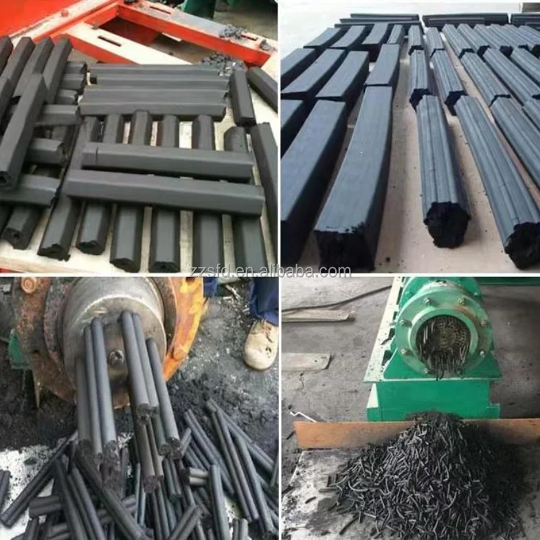 Bio-coal Machine Eco Briquette Maker Biomass Briquetting Bbq Briquette Machine