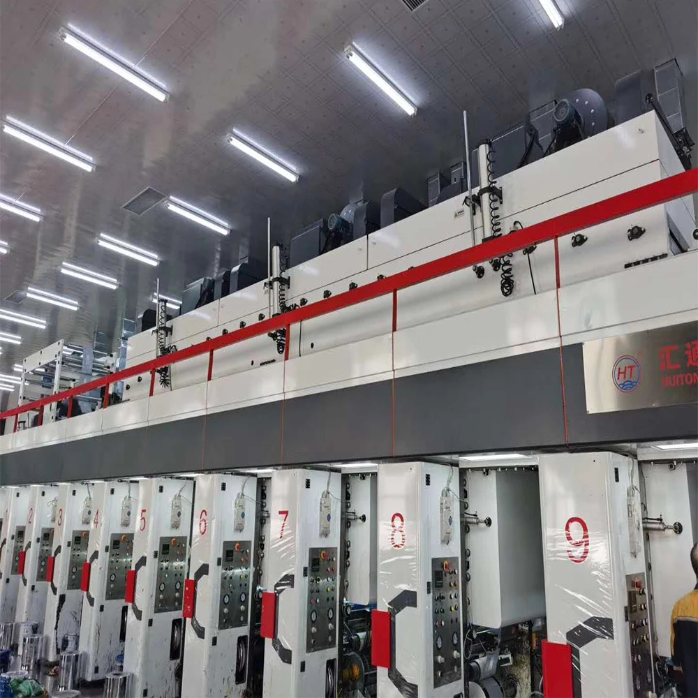 Gravure printing machine manufacturer provide 5 colorsused gravure printing machine