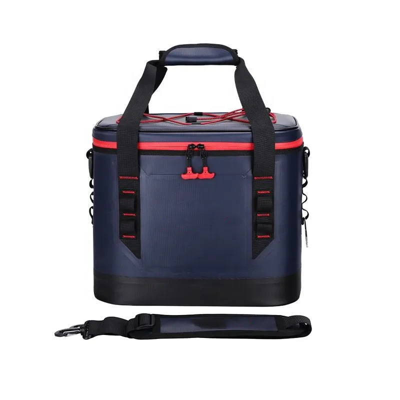 Custom 30L 840D TPU Cooler Dry Bag Waterproof Food Delivery Cold Thermal Soft Insulated Cooler Bags Soft Cooler Yetii