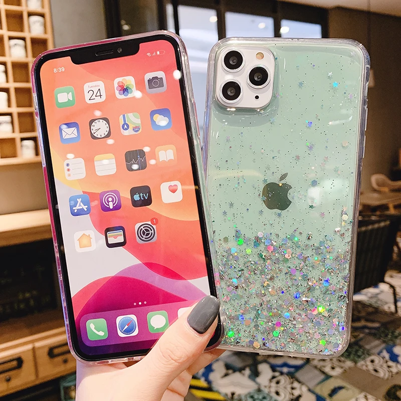  Популярный роскошный блестящий чехол для телефона iphone