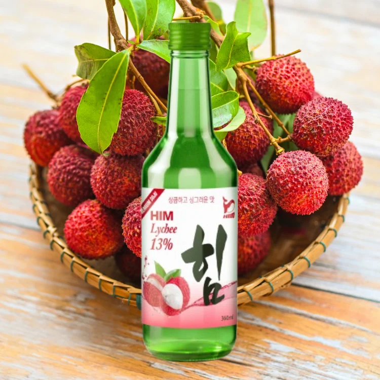 High Quality 360ml Soju from Korea Fruit-Flavored and Refreshing ISO Certified Bottle Packaging Manufactured in Vietnam