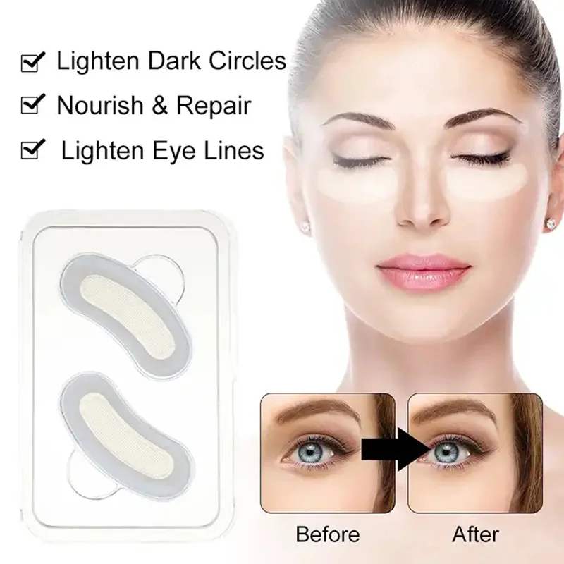 Private Label Micro-needle Eye Patch for Wrinkles Lines Removal Hyaluronic Acid Eye Mask Dark Circle Puffiness Custom Eye Pads