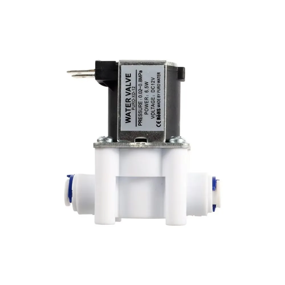 1/4 Водоочиститель DC12V DC24V нормально закрытый электрический водяной электромагнитный клапан