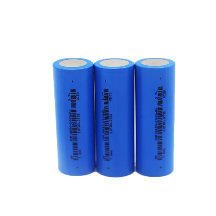 Factory Supply JHY cylindrical rechargeable lithium battery 18650 3.7V 2600mAh  Lithium-ion battery